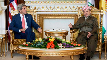 Kerry visita el Kurdistán iraquí